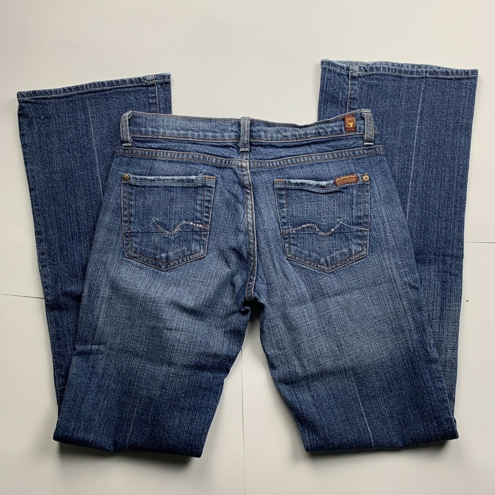 7 For All Mankind Womens 26 Jeans Medium Wash